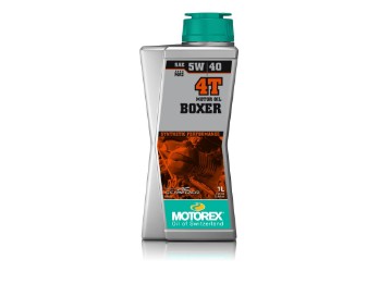 MOTOREX Boxer 4T 5W40 Synthetisches Hochleistungs-Motorenoel 1Liter Flasche