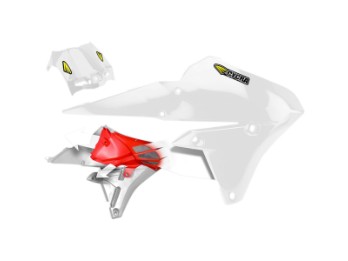 Cycra Kühlerspoiler passt an Yamaha YZ 250F 14-18 450F 14-17 WRF ab15 weiß