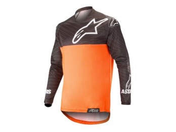 Alpinestars Venture R Jersey Motocross Shirt Fahrerhemd orange fluo/schwarz