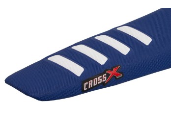 CrossX Sitzbezug passt an Husqvarna 701 Enduro/Supermoto ab16 blau/weiß