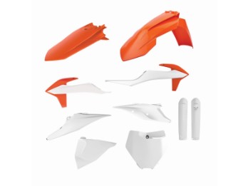 Plastikkit passt an KTM SX SXF 125 150 250 350 450 ab19 OEM21 orange/weiß