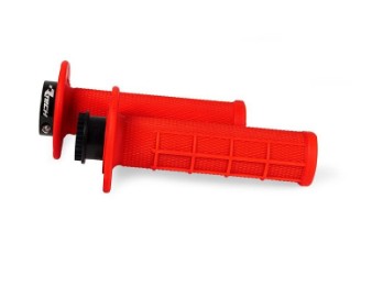 Rtech Half Waffle Lock-on Griffe passt an Beta RR 2T/4T ab13; XTrainer ab15 neonrot