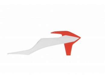 Rtech Kühlerspoiler passt an KTM SX SXF ab19, EXC EXC-F XC-W ab20 weiß/orange