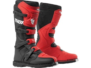 THOR Blitz XP Motocross Enduro Stiefel red/black