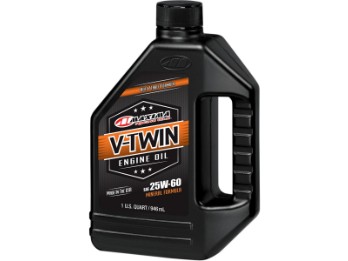 V-TWIN Mineral Engine Oil 25W60 Motoröl 946ml Flasche