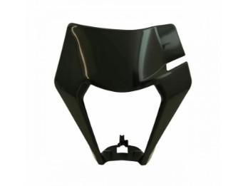Rtech Scheinwerfermaske passt an KTM EXC XC-W 125 250 300 350 450 500 ab20 schwarz