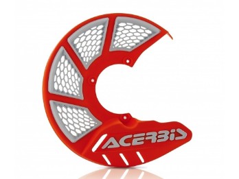 Acerbis Bremsscheibenabdeckung Bremsscheibenschutz vorn lose 245mm orange/weiß