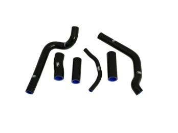 SAMCO Kühlerschlauch Set passt an Honda CR 500 89-01 schwarz