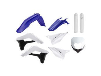 Polisport Plastikkit passt an Sherco SE SEF 125 250 300 450 500 ab17 blau/weiß