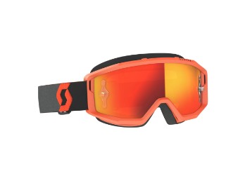 Brille Primal Goggle orange/schwarz - orange verspiegelt