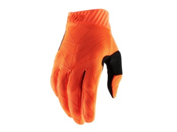 100% Ridefit Gloves Motocross MX Enduro Handschuhe fluo orange/black