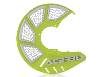 ACERBIS Bremsscheibenabdeckung Bremsscheibenschutz vorn lose 280mm neongelb/weiß