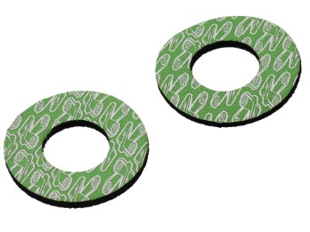 RENTHAL Neopren Griff Grip Donuts grün/weiß
