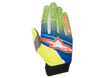 ALPINESTARS Aviator Gloves 2017 Handschuhe blau/gelb/rot