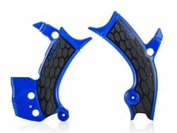 Acerbis Rahmenschützer X-Grip passt an Yamaha YZ WR 250F ab19 450F ab18 blau/schwarz
