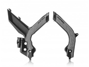 Acerbis Rahmenschützer X-Grip passt an KTM SX SXF 125 150 250 350 450 ab19 grau/schwarz