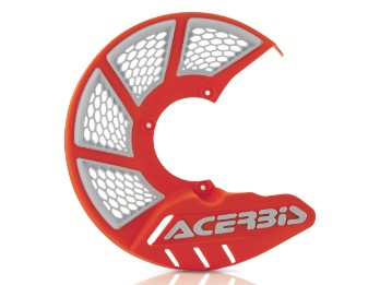 Acerbis Bremsscheibenabdeckung Bremsscheibenschutz vorn lose 280mm orange/weiß