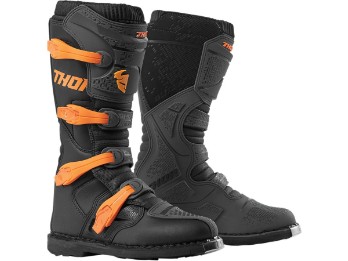 THOR Blitz XP Motocross Enduro Stiefel charcoal/orange