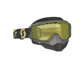 Brille Primal Goggle SnowCross camo/kaki - Brillenglas gelb