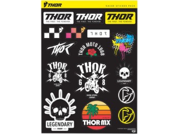 Thor Hallman Race Decal Sheet Sticker Pack