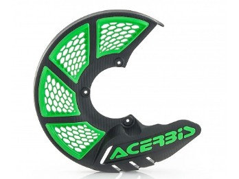 Acerbis Bremsscheibenabdeckung Bremsscheibenschutz vorn lose 280mm schwarz/grün