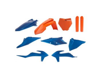 Polisport Plastikkit passt an KTM SX SXF 125 150 250 350 450 ab19 blau/orange