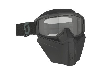 Scott Brille Primal Goggle Safari Facemask schwarz - Brillenglas klar