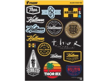 Hallman Heritage Decal Sheet Sticker Pack