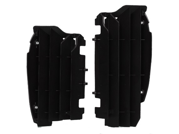 Polisport Kühlerschützer Schwarz Kühler Schutz Kawasaki KXF 450 2012-2015 2014 