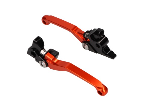 Zap Flex Brems. Kupplungshebel Set orange passt für KTM EXC 250 300 Bj.06-13 