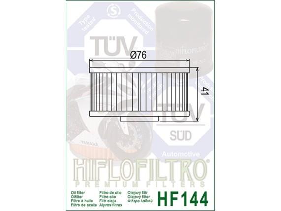 HF144, Ölfilter Hiflo HF144 Yamaha