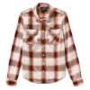 99258-25VW/000S, SHIRT-WOVEN,OFF WHITE/ORANGE P