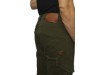 1103L30-28, ROKKER Cargo Slim Jeans "Olive"