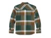 96038-25VM/000M, SHIRT JACKET-WOVEN,BROWN/GREEN