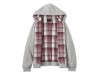 96065-25VW/002S, HOODIE-KNIT,HEATHER GREY