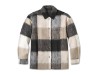 96183-25VW/002S, SHIRT JACKET-WOVEN,TAN PLAID
