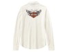 96272-26VW/000M, SHIRT-WOVEN,OFF WHITE