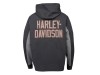 96422-26VM/000M, HOODIE-KNIT,BLACK/GREY