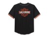 96457-26VM/000M, BASEBALL JERSEY-KNIT,BLACK
