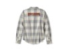 96462-25VW/000S, SHIRT-WOVEN,TAN/MEDIUM HEATHER
