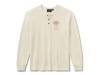 96468-26VM/000M, HENLEY-KNIT,OFF WHITE