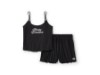 96524-25VW/002S, PAJAMA SET-KNIT,BLACK