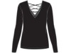 96644-25VW/002S, TEE-KNIT,BLING,LACE BK,CHROME/