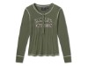 96645-26VW/000S, HENLEY-KNIT,GREEN