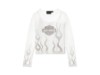 96764-25VW/002S, TOP-KNIT,OFF WHITE