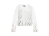 96764-25VW/002S, TOP-KNIT,OFF WHITE
