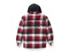 96807-25VM/000M, SHIRT JACKET-WOVEN,RED/BLACK P