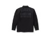 96809-25VM/000M, SHIRT JACKET-WOVEN,BLACK