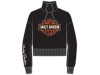 99115-26VW/000S, HOODIE-KNIT,BLACK