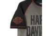 99187-24VM/000M, TEE-KNIT,COLORBLOCK BLACK